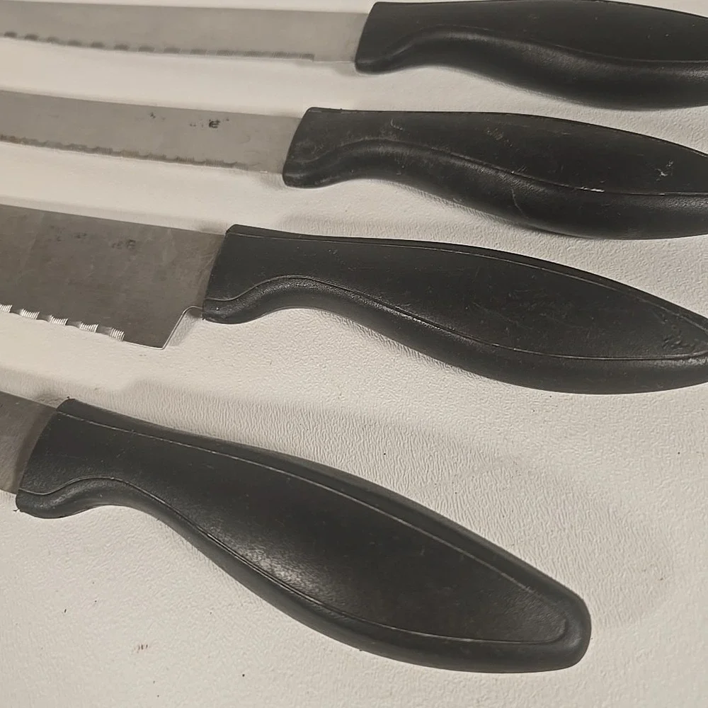 4 Chefmate‎ Long Knives - Carver, Boning, Bread & Chef